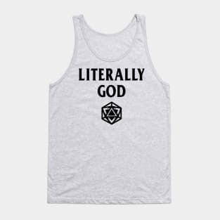 DnD Design Literally God Tank Top